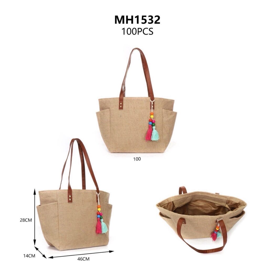 BOLSA DE PALHA PARA PRAIA